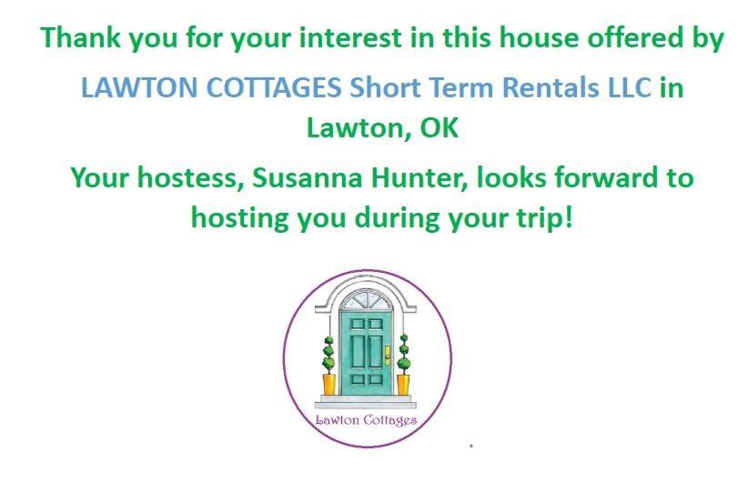 1 Mile To Fort Sill! The Carolebelle Cottage Sleeps 8 With Hottub,Grills,Firepit Lawton Eksteriør billede